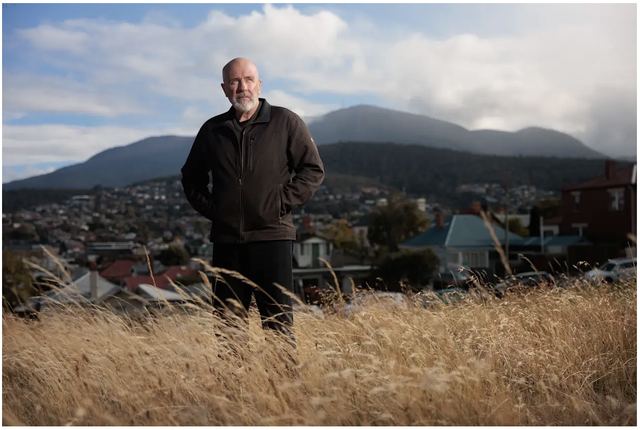 Richard Flanagan is a well known Tasmanian author and long term environmental advocate. Peter Mathew (Source: AFR)